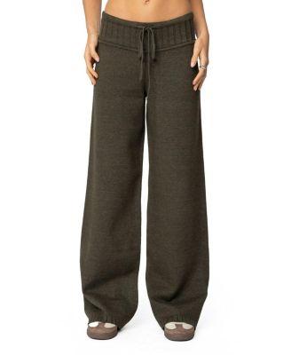 Russell Straight Leg Knit Pants by EDIKTED