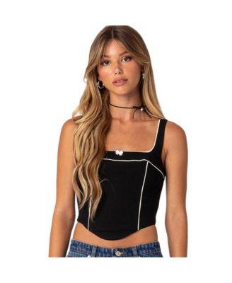 Sailor corset by EDIKTED