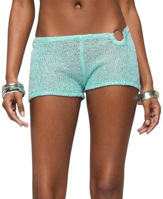 Sarina Sequin Knit Micro Shorts by EDIKTED Sarina Sequin Knit Micro Shorts by EDIKTED