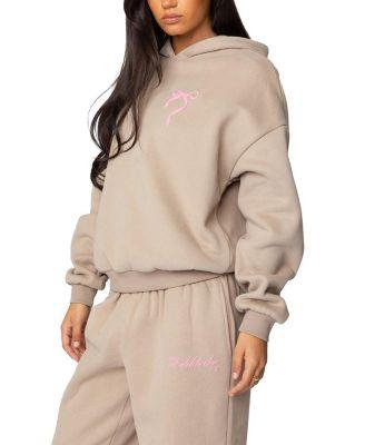 Sasha Bow Detail Hoodie by EDIKTED