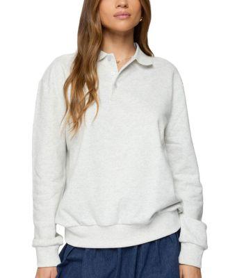 Scholar Oversized Polo Sweatshirt by EDIKTED