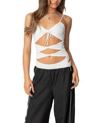 Serene Cut Out Bodysuit by EDIKTED