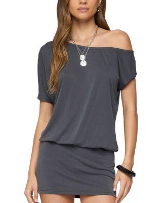 Sevie Off Shoulder Mini Dress by EDIKTED