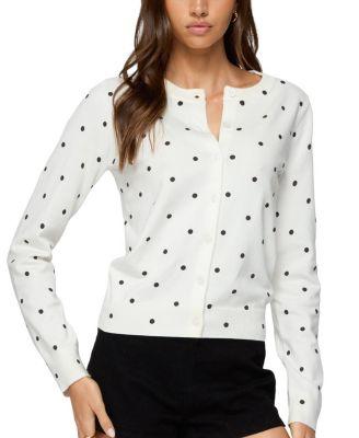 Shea Polka Dot Knitted Cardigan by EDIKTED