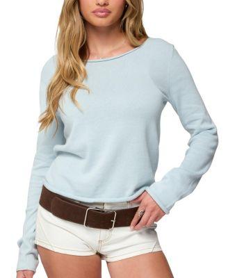 Sonny Relaxed Rolled Sweater by EDIKTED