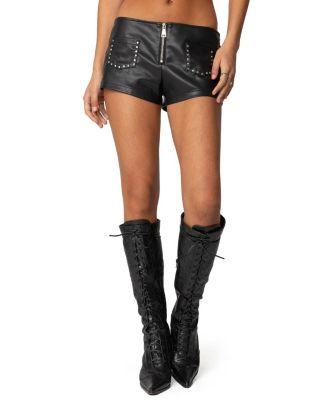 Studded Micro Shorts by EDIKTED