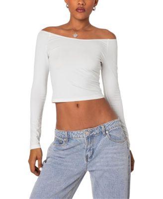 Tahlia Off Shoulder Top by EDIKTED