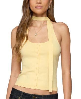 Two Piece Knit Halter Top by EDIKTED
