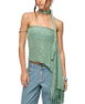 Two Piece Sequin Knit Scarf Top by EDIKTED