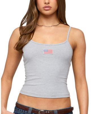 Usa Tank Top by EDIKTED