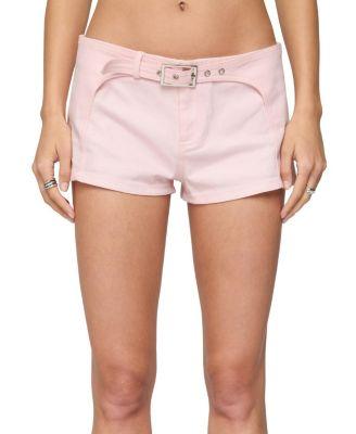 Vicco Belt Detail Shorts by EDIKTED