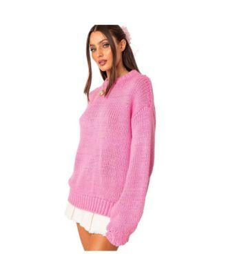 Women's Aiden oversized chunky knit sweater by EDIKTED