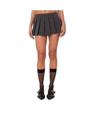 Women's Ariana Pleated Micro Skort by EDIKTED