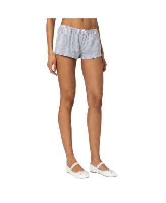 Women's Astor Striped Shorts by EDIKTED