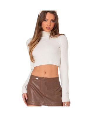 Women's Back cut out turtleneck sweater by EDIKTED