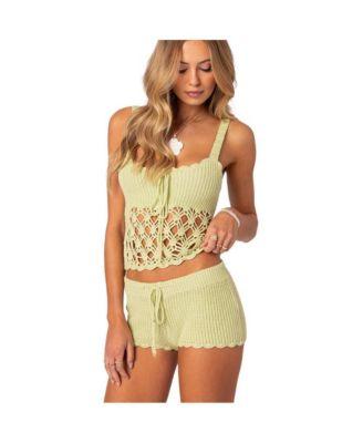 Women's Danika Crochet Top by EDIKTED