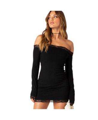Women's Diora off shoulder mini dress by EDIKTED