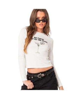 Women's Flirty long sleeves t shirt by EDIKTED