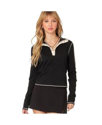 Women's Gio contrast stitch sweatshirt by EDIKTED