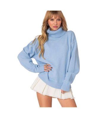 Women's Isabelle oversized turtleneck sweater by EDIKTED