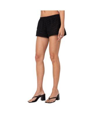 Women's Jael Eyelet Shorts by EDIKTED