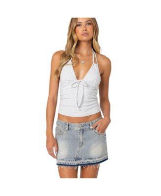 Women's Lanai Striped Halter Top by EDIKTED