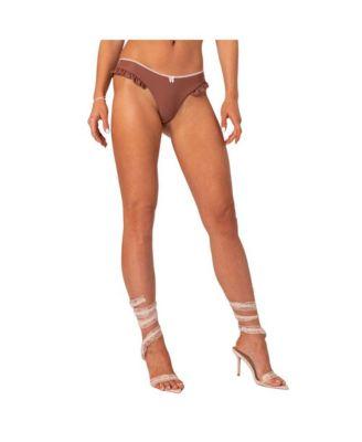 Women's Maggie Ruffled Bikini Bottom by EDIKTED