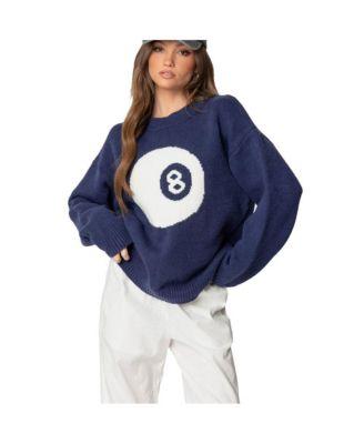 Womens Magic 8 Oversized Chunky Knit Sweater by EDIKTED