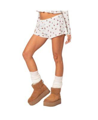 Women's Meliora ribbed shorts by EDIKTED