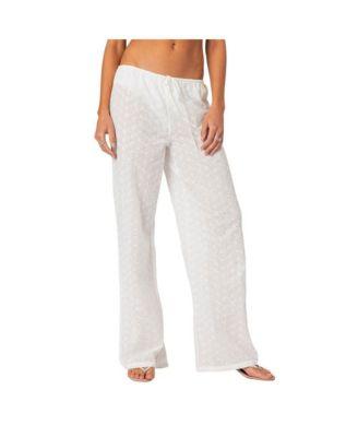 Women's Miracle Cotton Lace Pants by EDIKTED