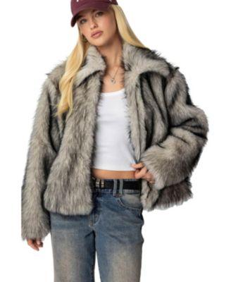 Womens Mob Wife Faux Fur Jacket by EDIKTED
