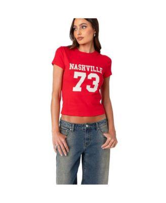 Women's Nashville T Shirt by EDIKTED