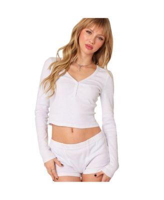 Women's Rebekah ribbed top by EDIKTED