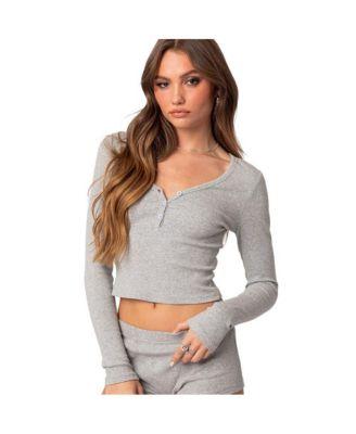 Women's Rebekah ribbed top by EDIKTED