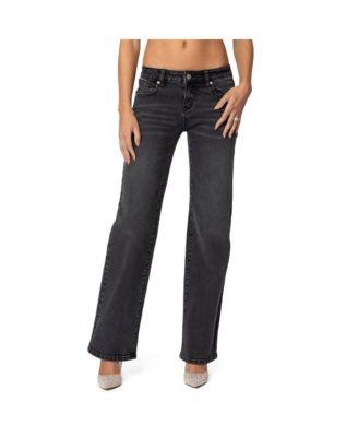 Womens Shayna Low Rise Jeans by EDIKTED