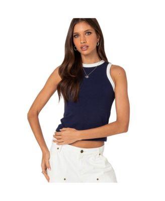 Women's Tammy Contrast Tank Top by EDIKTED