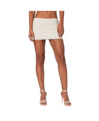 Women's Thora Woven Mini Skirt by EDIKTED