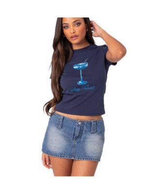 Women's Tuned In T Shirt by EDIKTED