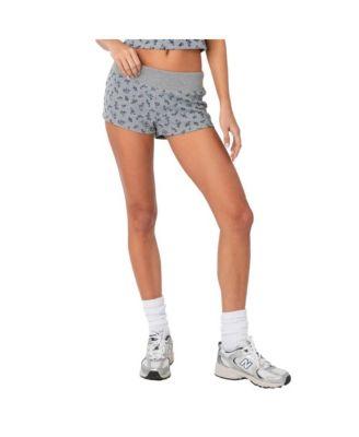 Women's Wildflower Waffle Low Rise Micro Shorts by EDIKTED