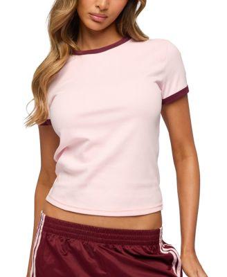 Zeke Contrast T Shirt by EDIKTED