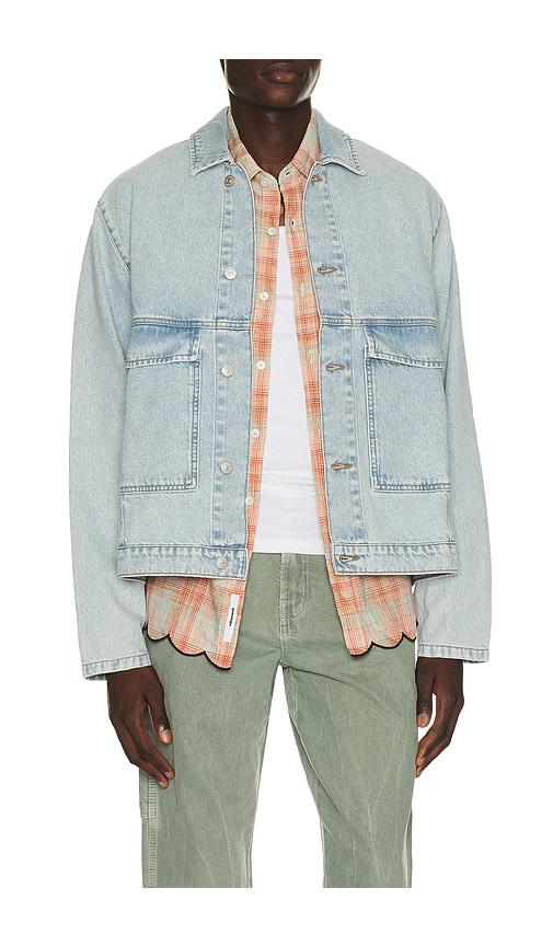 Edmmond Studios Avail Jacket in Blue by EDMMOND STUDIOS