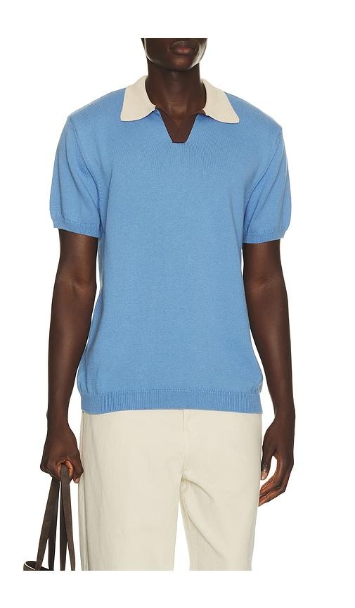 Edmmond Studios Dinners Polo in Blue by EDMMOND STUDIOS
