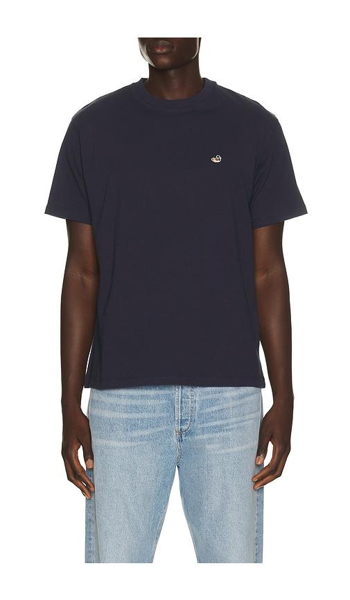 Edmmond Studios Duck Patch Tee in Navy by EDMMOND STUDIOS
