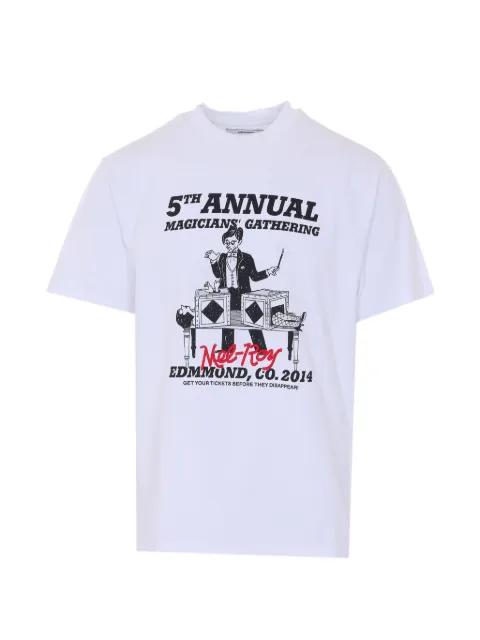 Mel Roy print crewneck T-shirt by EDMMOND STUDIOS
