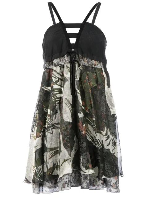 printed dress by EDUN