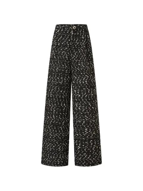 patterned wide-leg trousers by EDWARD ACHOUR PARIS