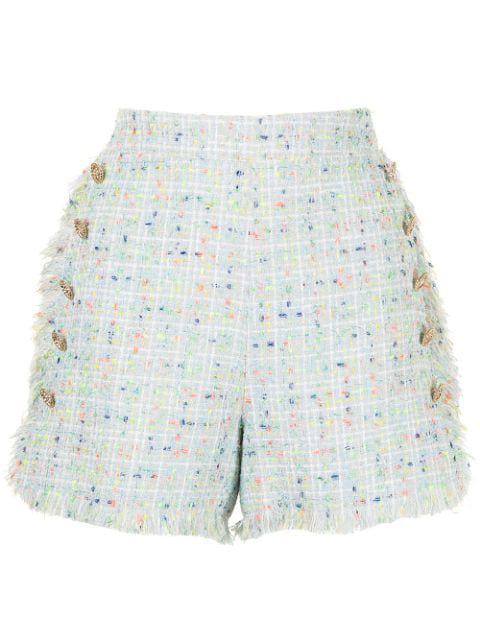 tweed-style sailor shorts by EDWARD ACHOUR PARIS