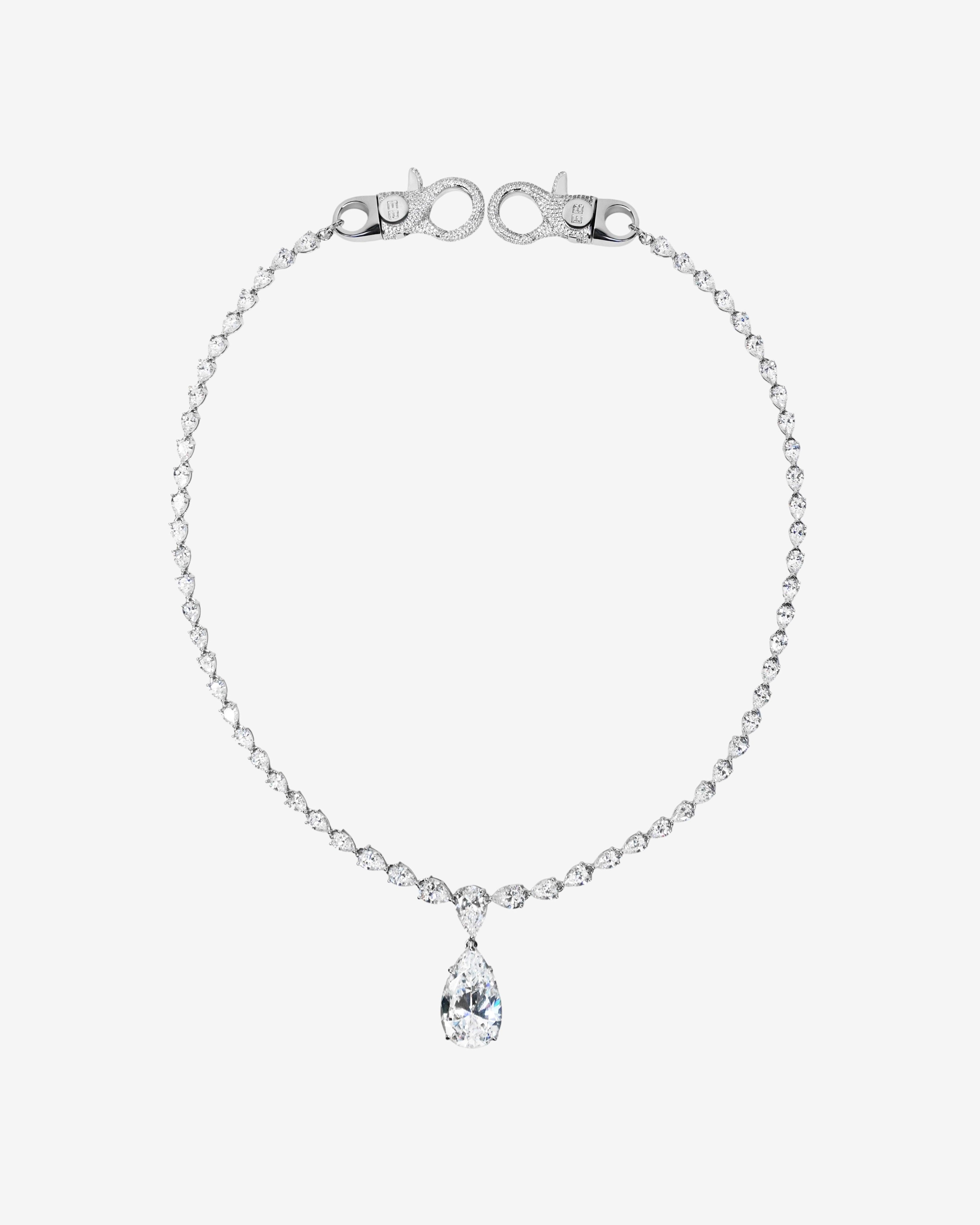 Edward Bess - Heist Crystal Wallet Chain - (White) by EDWARD BESS