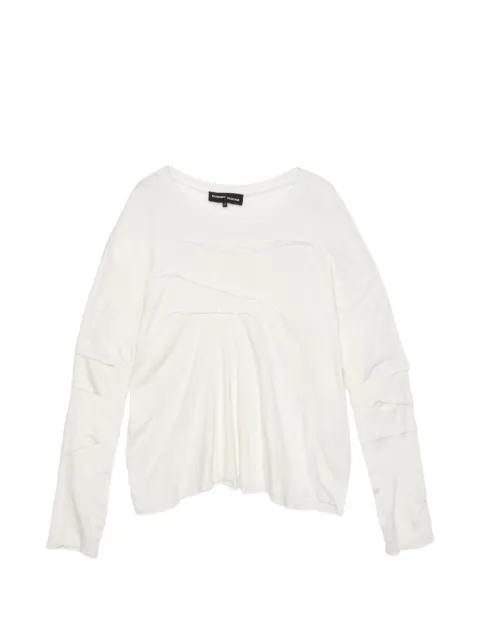 Dart long-sleeved T-shirt by EDWARD CUMING