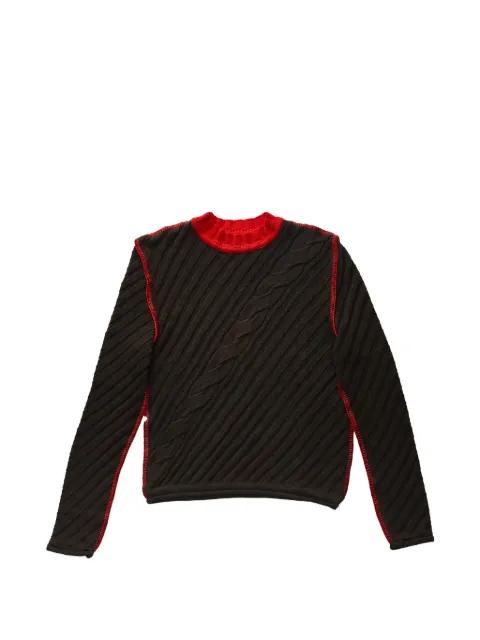 ribbed sweater by EDWARD CUMING